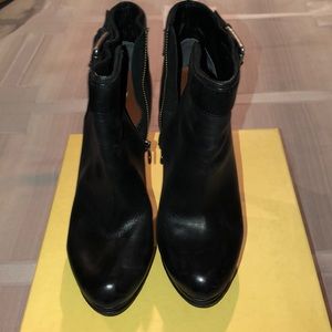 Max Studio Leather Booties